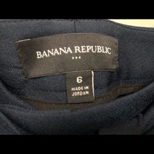 NWOT banana republic navy tie waist shorts